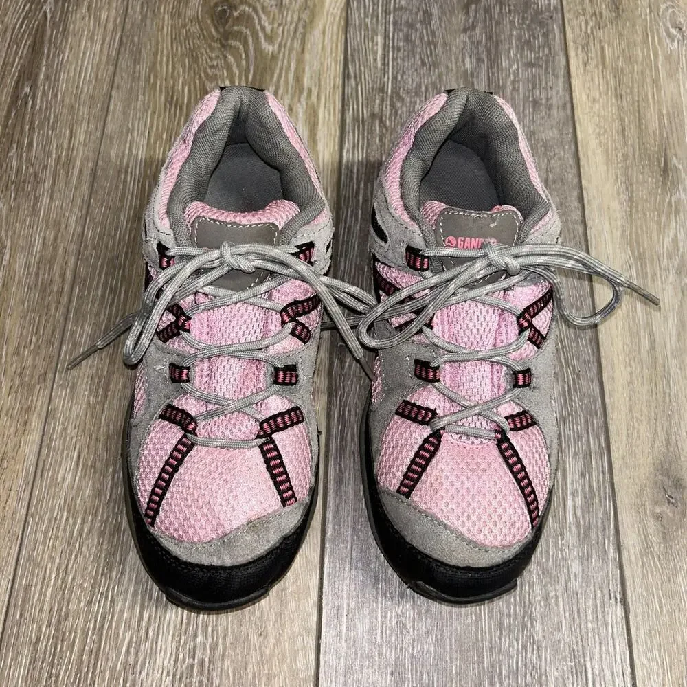 Gander Mountain Trail Climber Explorer Low Pink Gray Youth Size 5 Sneaker Shoes